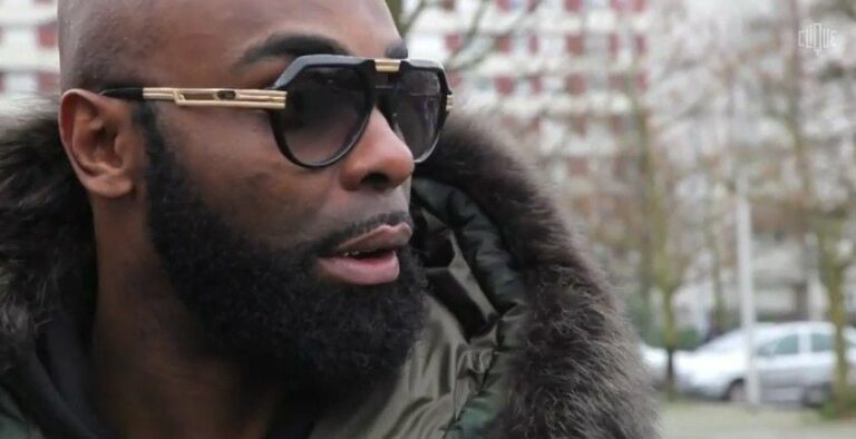 Kaaris portant des Cazal